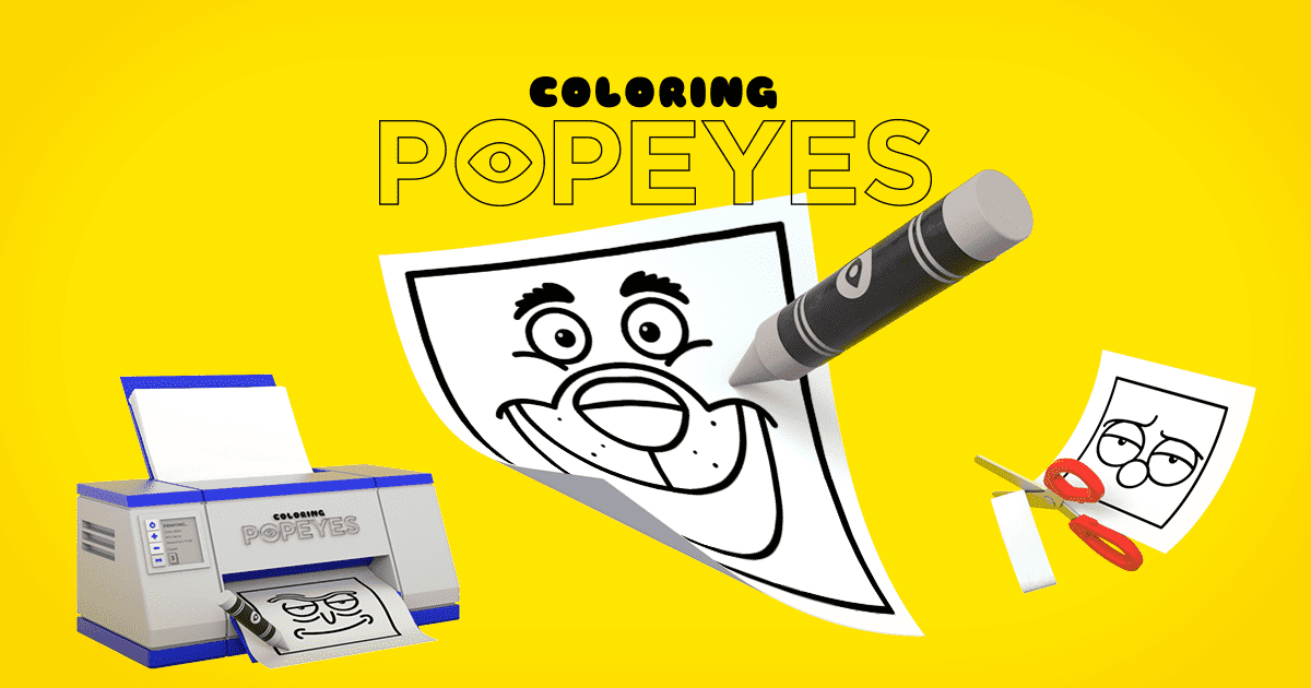 Baloo - Coloring Popeyes